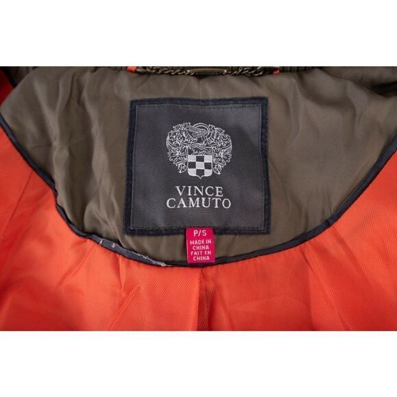 Vince Camuto Womens Olive Green Quilted Jacket - Picture 7 of 7